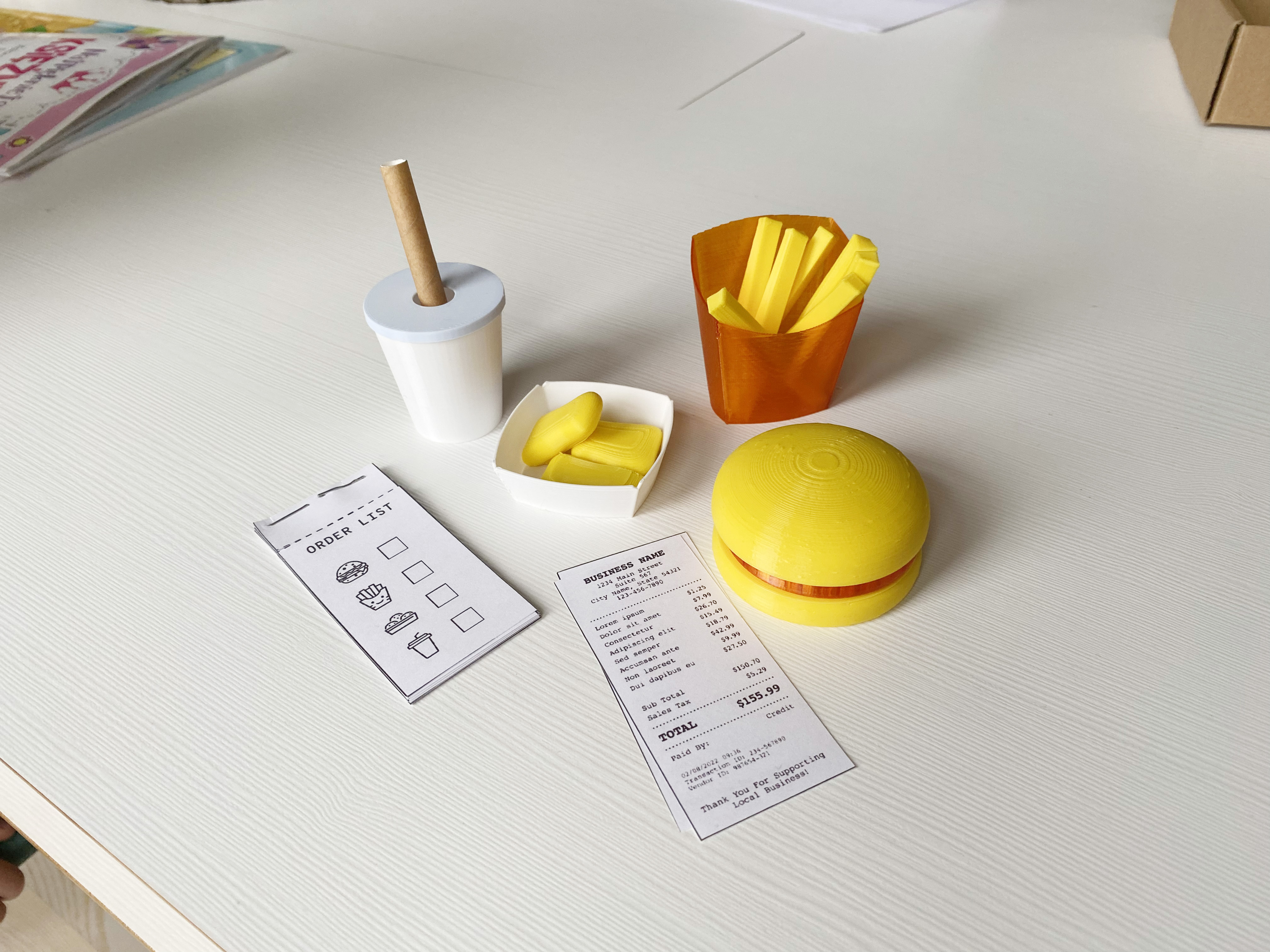 McDonald’s menu for kids