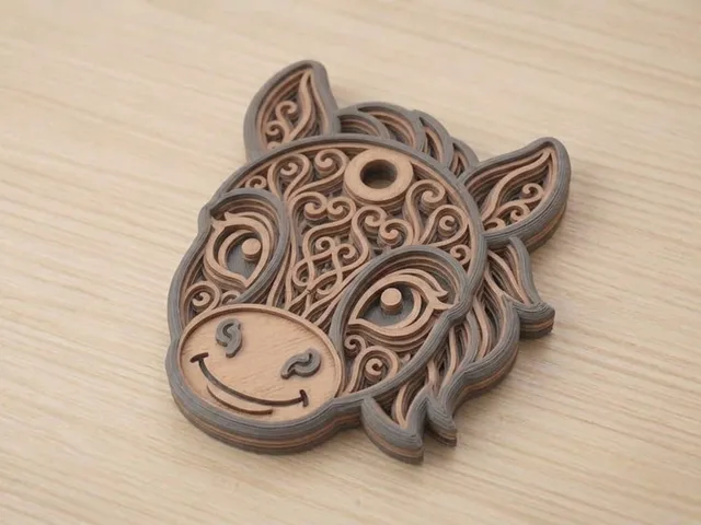 horse keychain