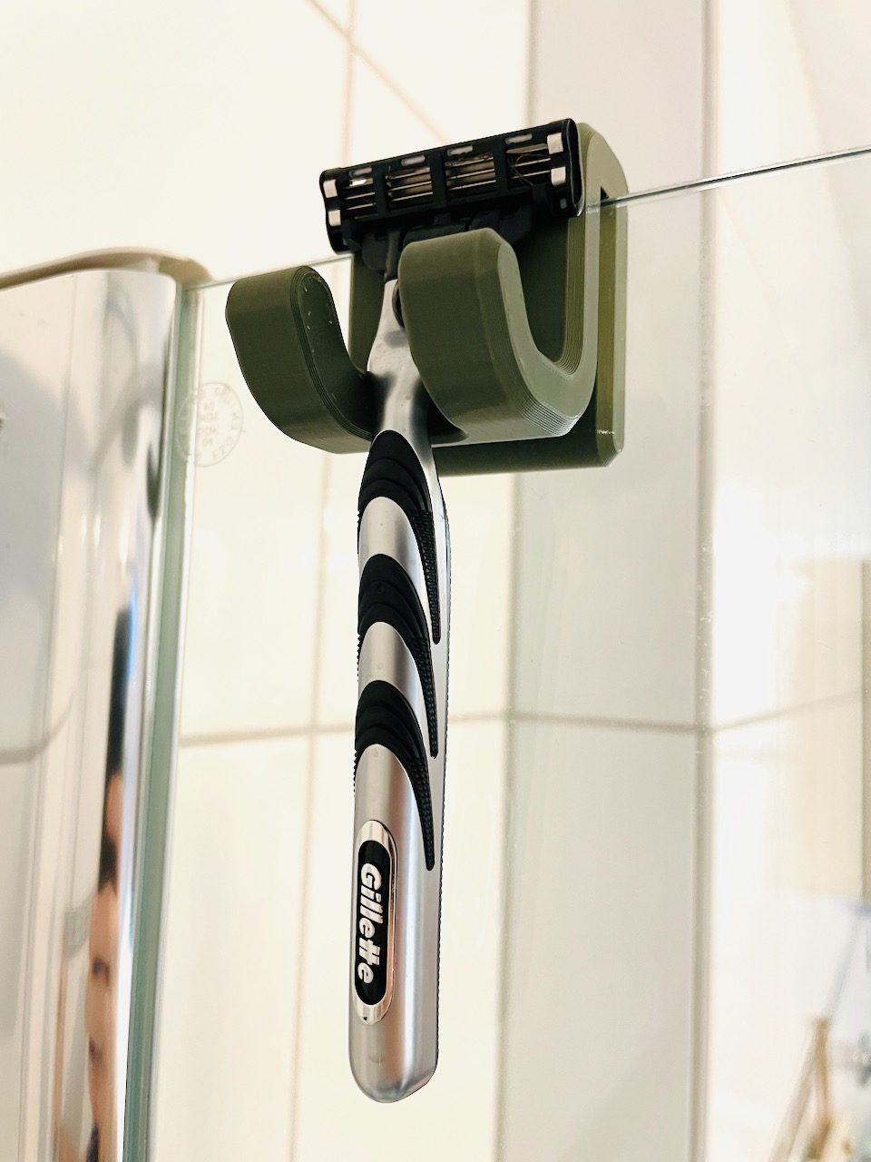 Shower shaver holder