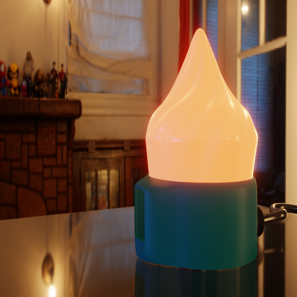 Icecream Animated Multicolor Lamp - No Contact!