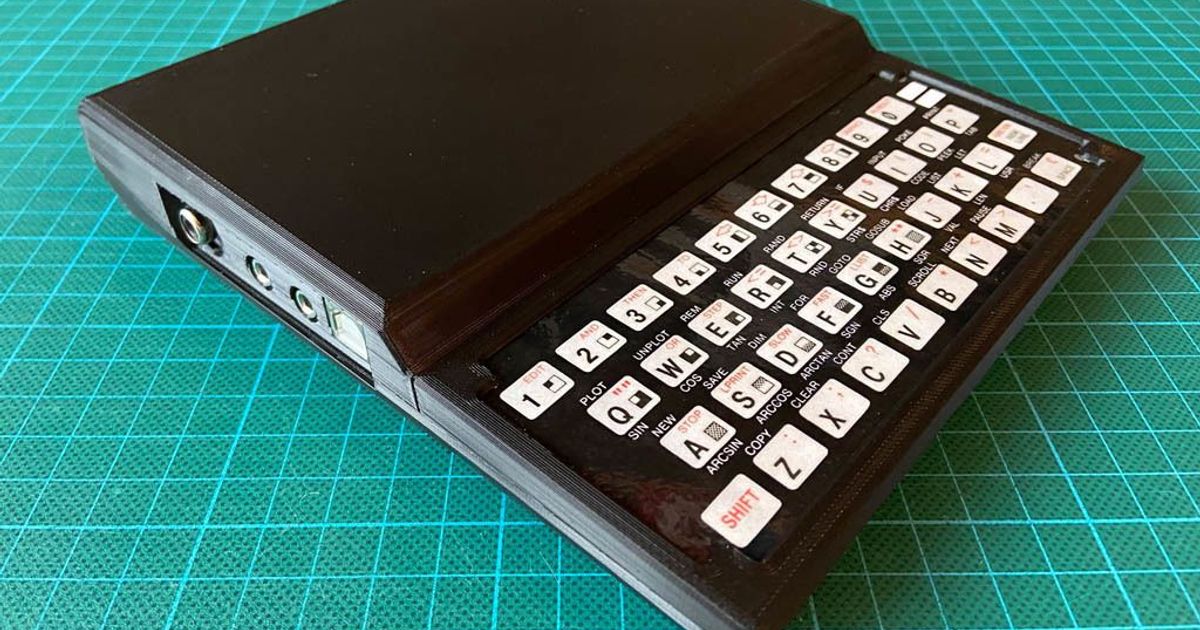 ZX81+38 Replica Case by Bigby | Download free STL model 