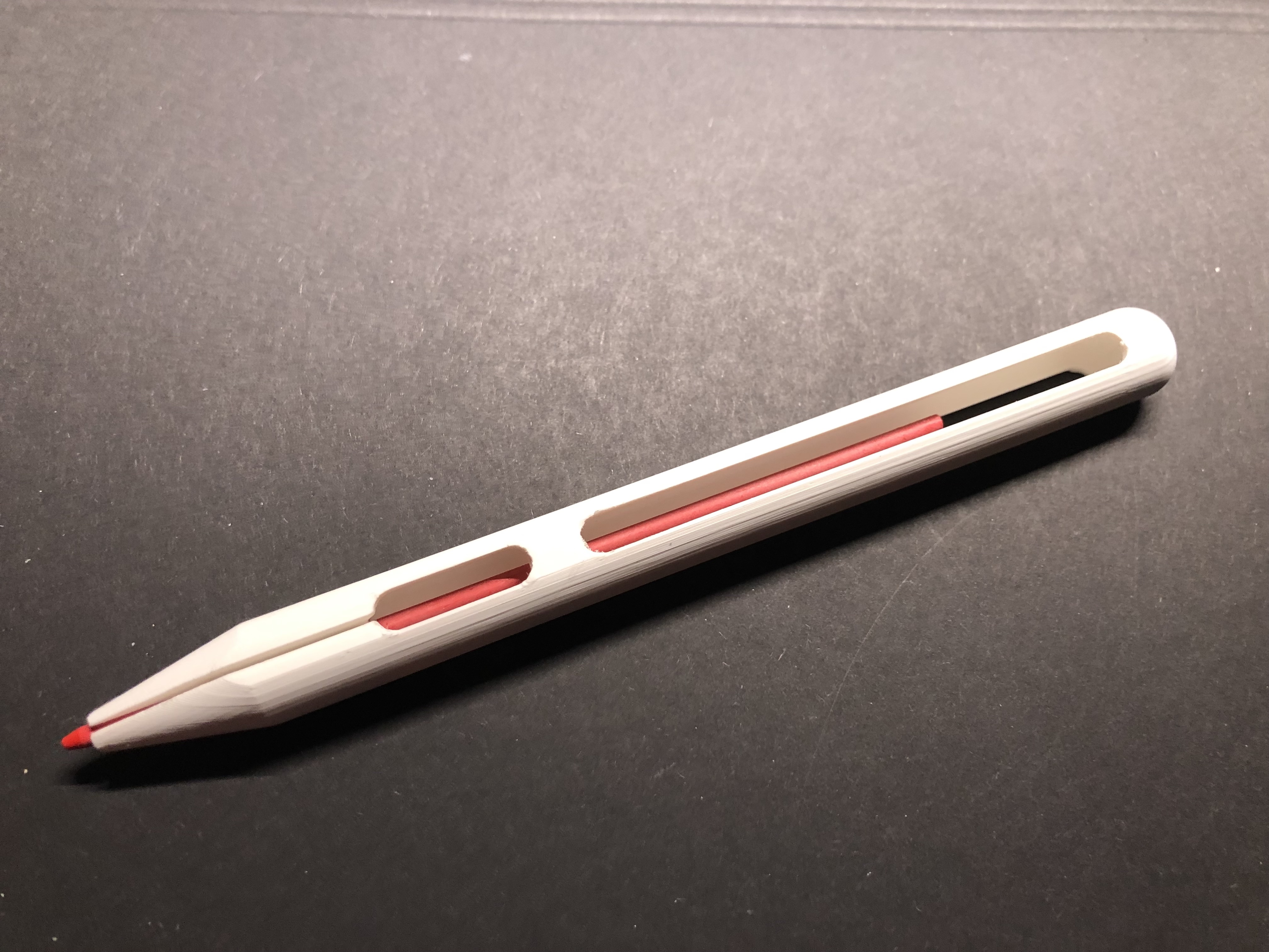 Flexible Pen with a simple design - works with 2,8mm Pica leads by  Platzhalter, Download free STL model