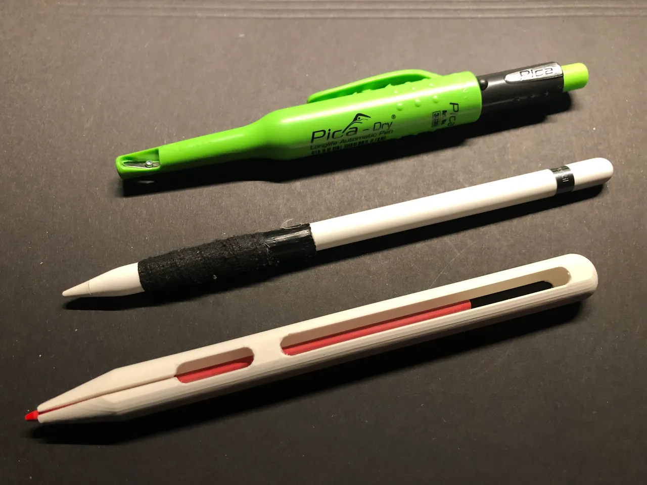 Flexible Pen with a simple design - works with 2,8mm Pica leads by  Platzhalter, Download free STL model