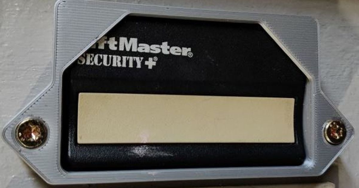 garage door opener holder by Route3d6 Download free STL model