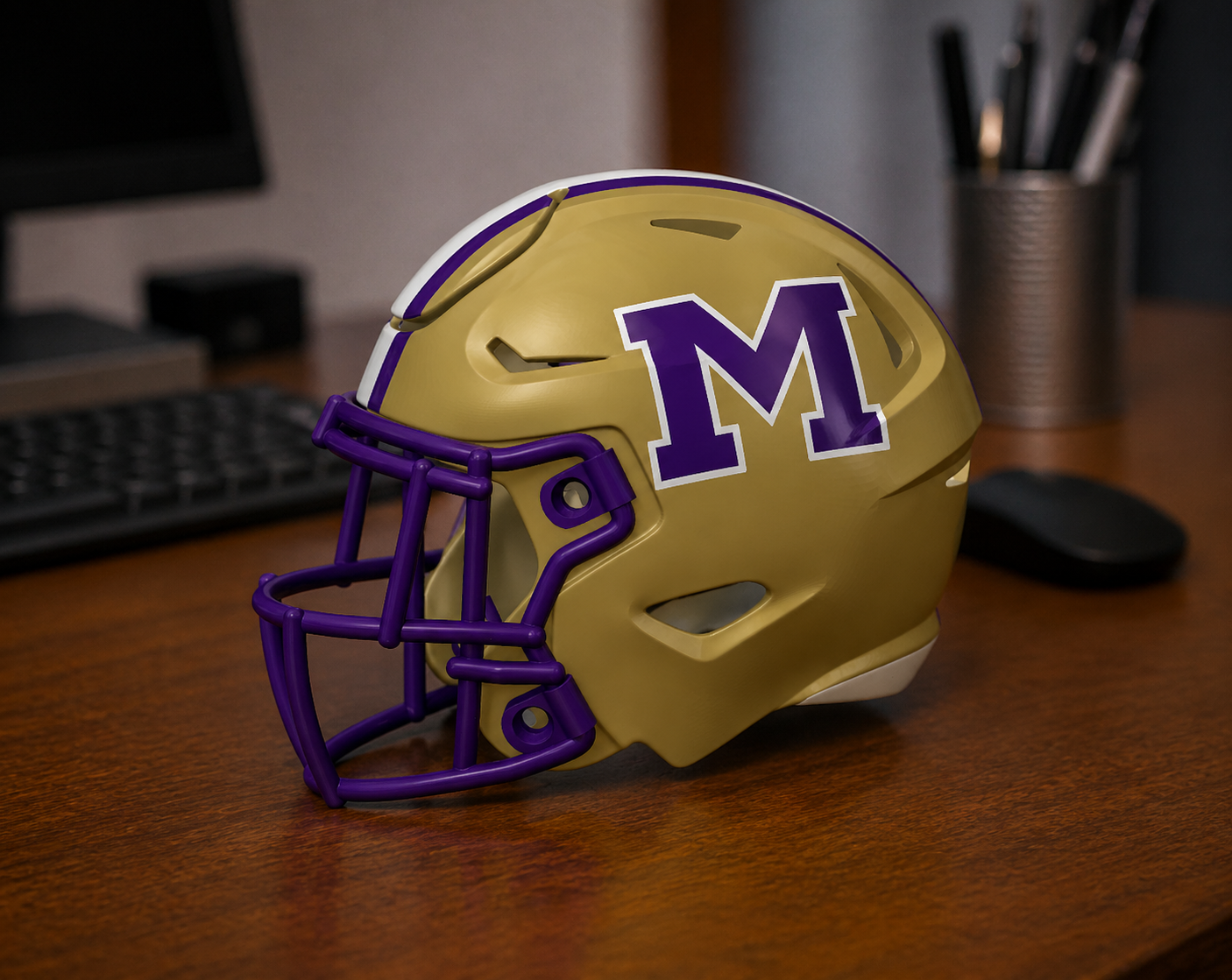 Midland High School Football Helmet