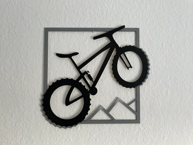 Bike Wall Art dxf/svg