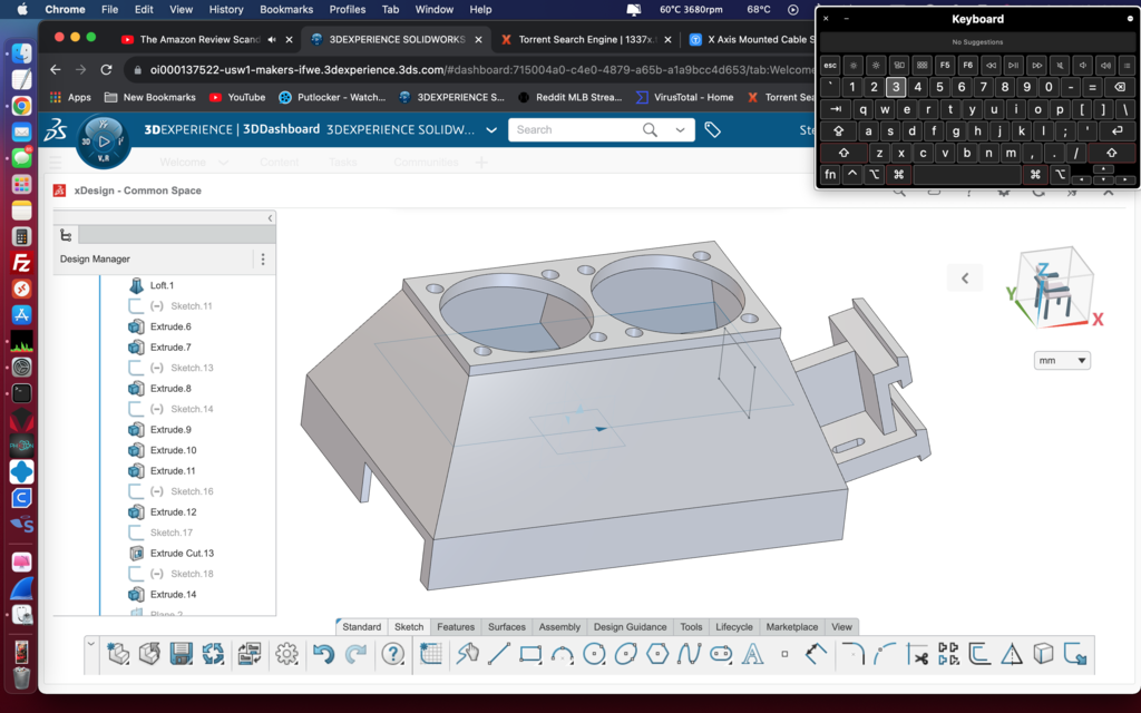 SKR Mini E3 V2 Rail Mounted Dual 4020 Fan Enclosure