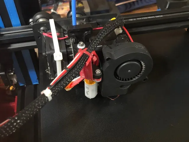 Direct Drive Extruder Bl Touch Cable Stay