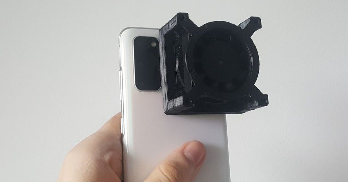 Mobile Phone Thermoelectric Cooler by Dejv311 Download free STL model