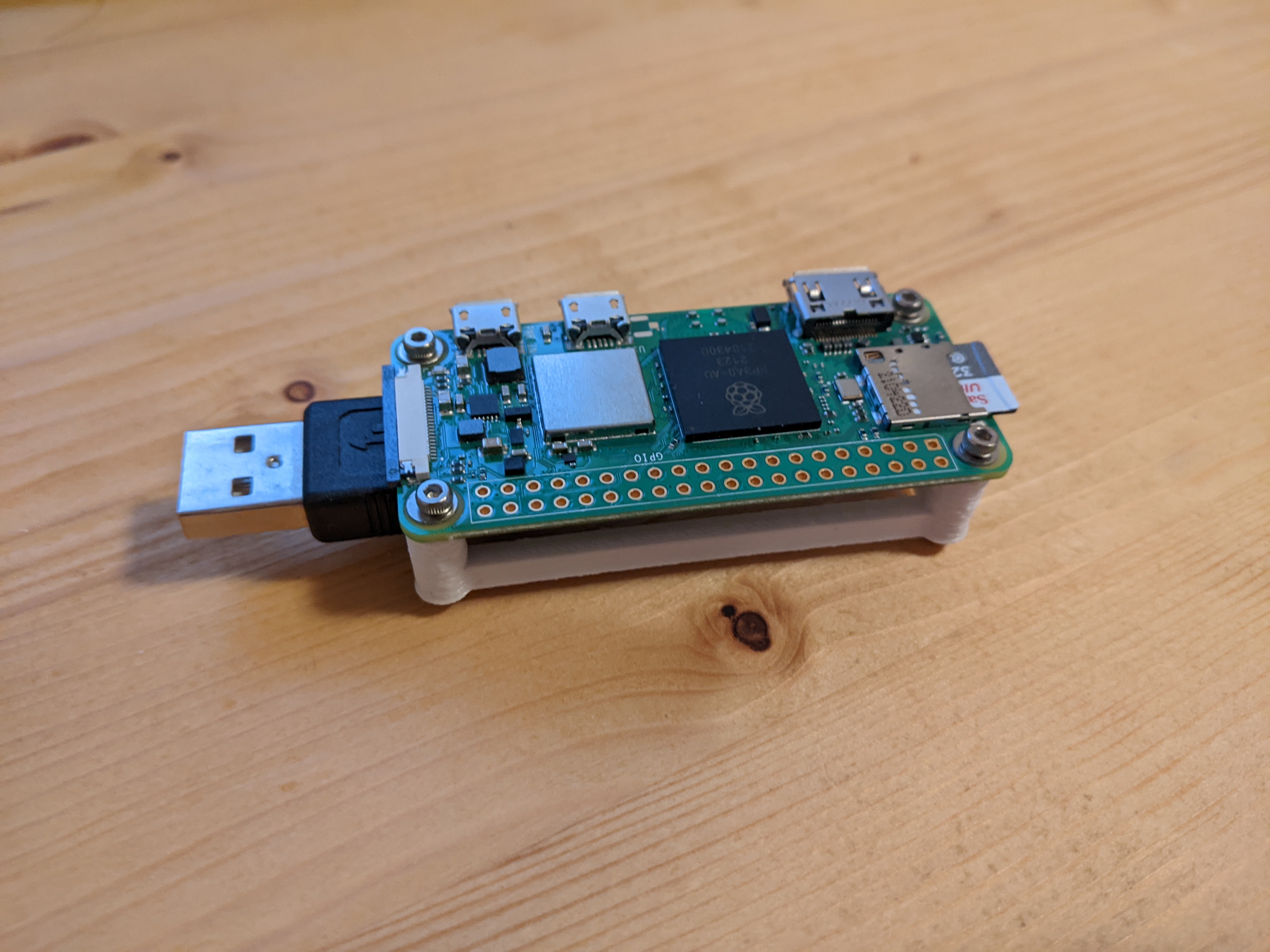 USB Mount for Raspberry Pi Zero 2
