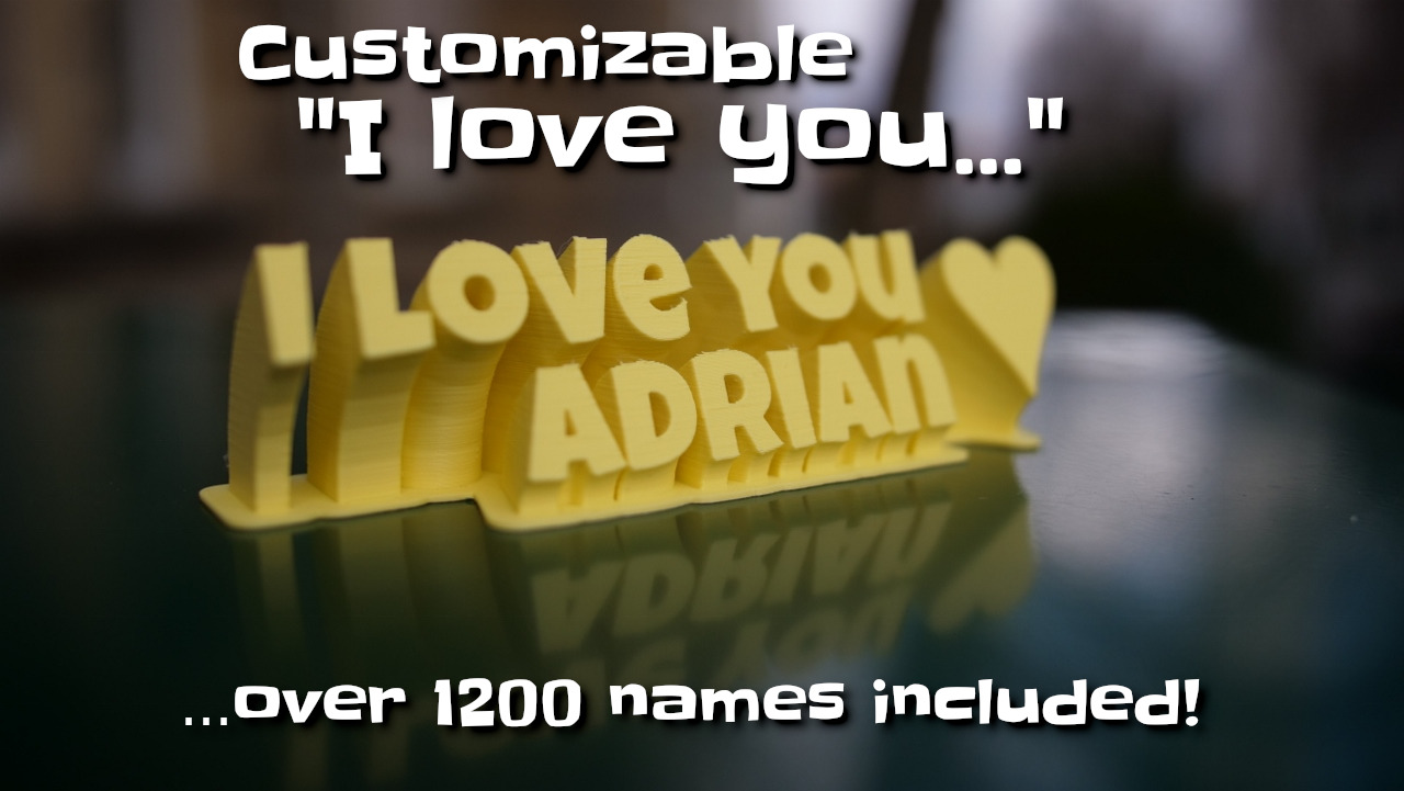 I love you...