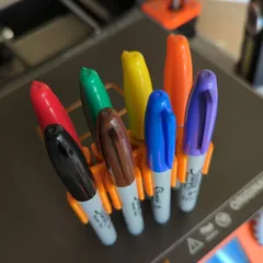 Sharpie Holder for Double Sided Tape by Ken Mills