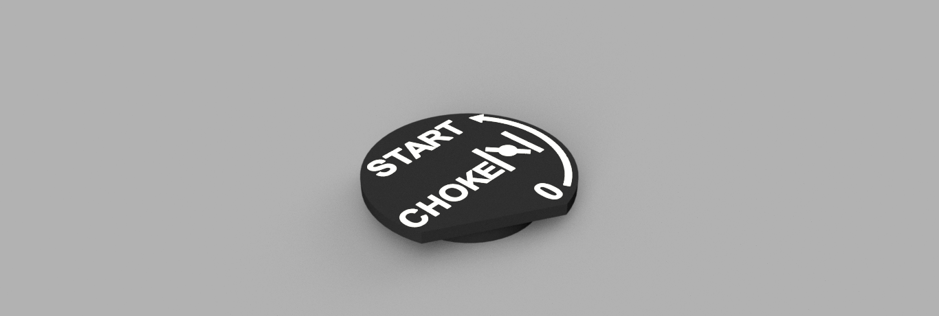 BMW R-Series inspired replacement choke cap