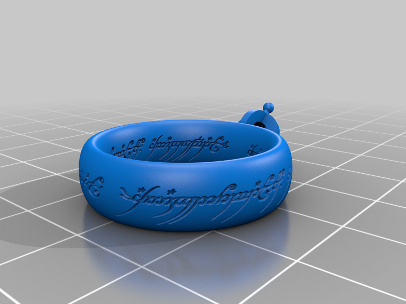 Miniatura 2 do modelo 3D The One Ring Ornament