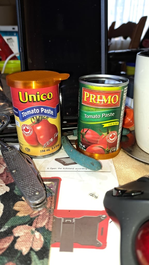 55mm TPU Lid for Steel Tomato Paste Cans