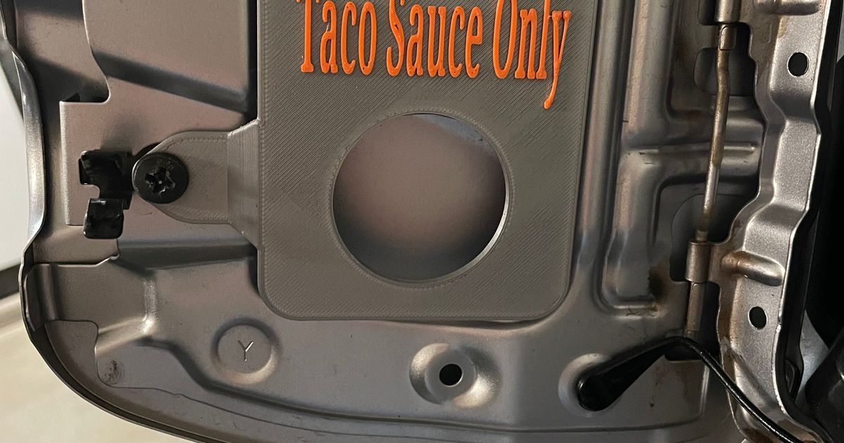 Toyota "Taco Sauce" Gas Cap Holder by Desertdave Download free