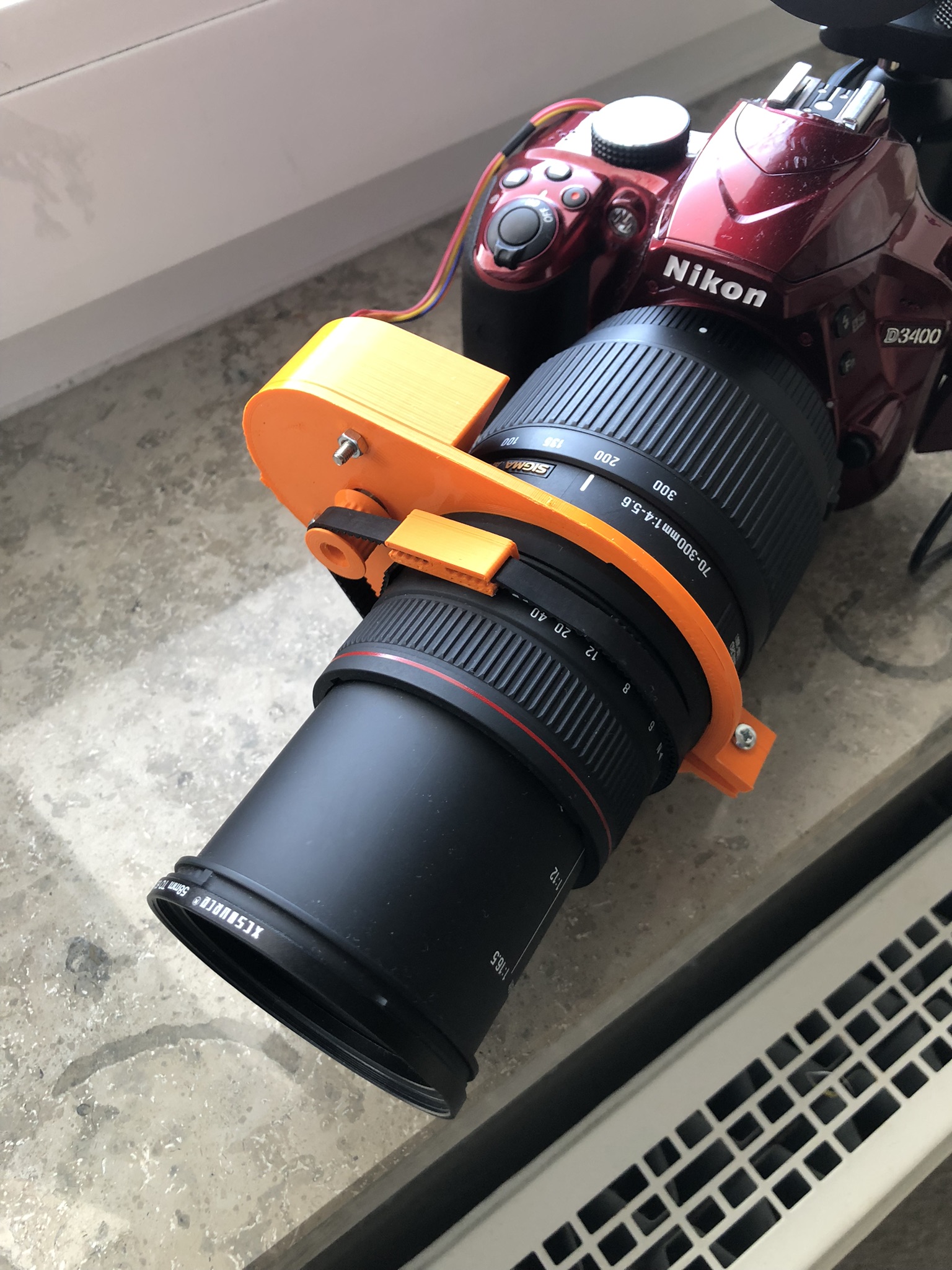 Motor focus for Sigma APO 70-300mm lens (Ardufocus, 28BYJ-48)