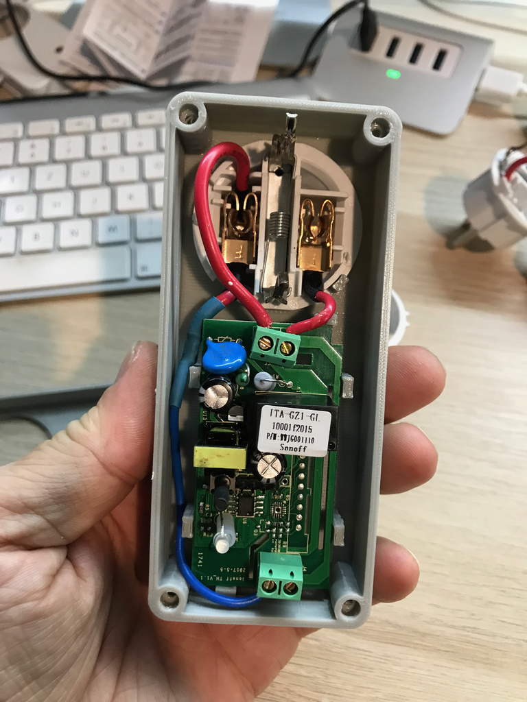 Miniatura 3 do modelo 3D Sonoff Basic Case