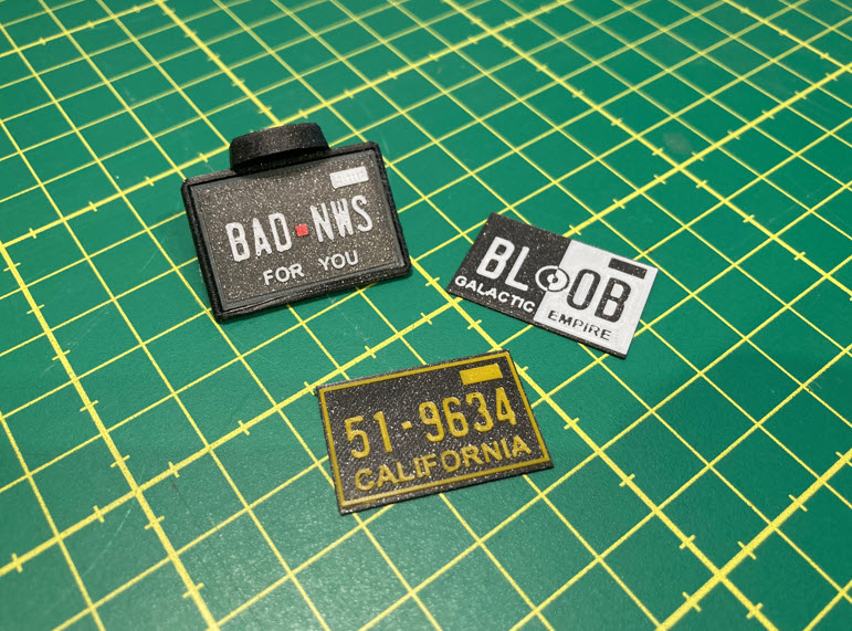 3DSets Landy License plates / Number plates