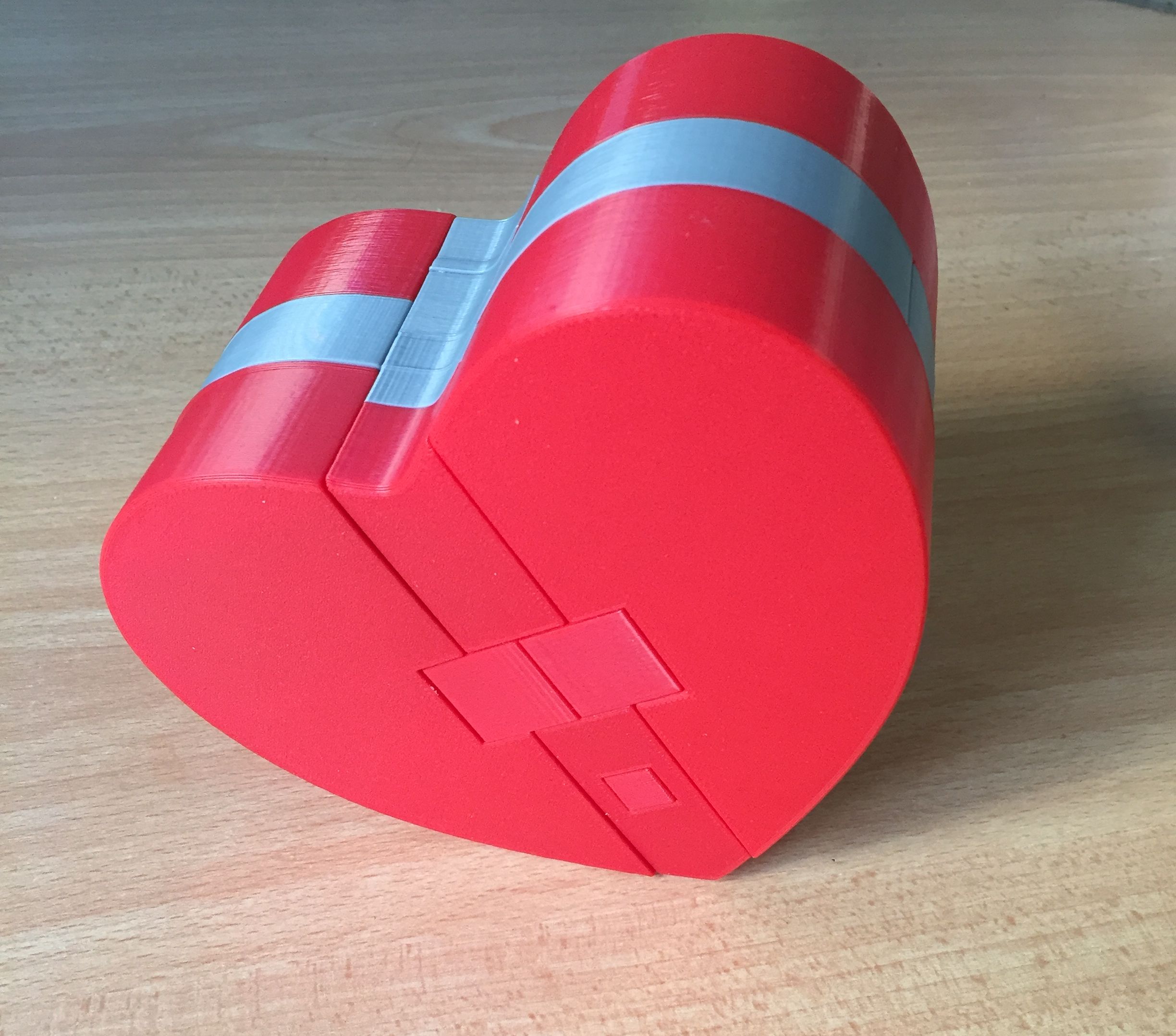 Puzzle #5 Heart puzzle, secret gift box