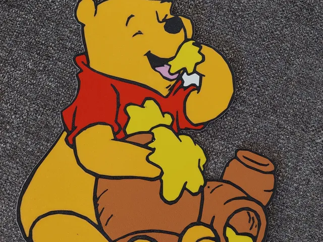 pooh bear wall decoration