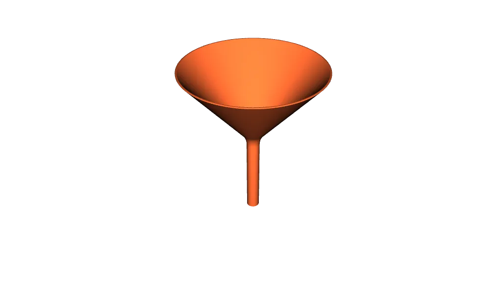 Funnel with holder by JK3d | Download free STL model | Printables.com