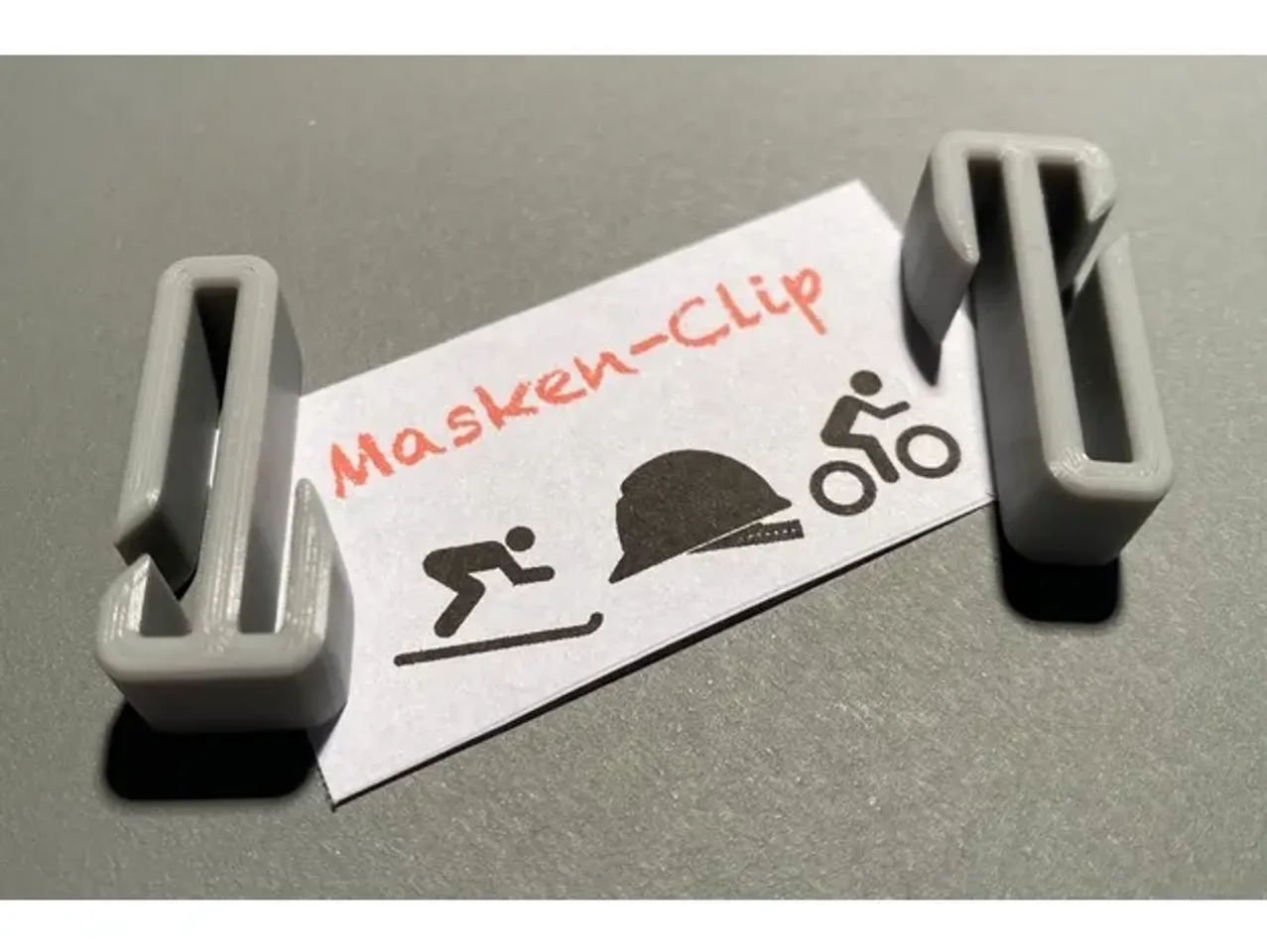 Mask clips for outdoors activities by Olivier.L | Download free STL ...