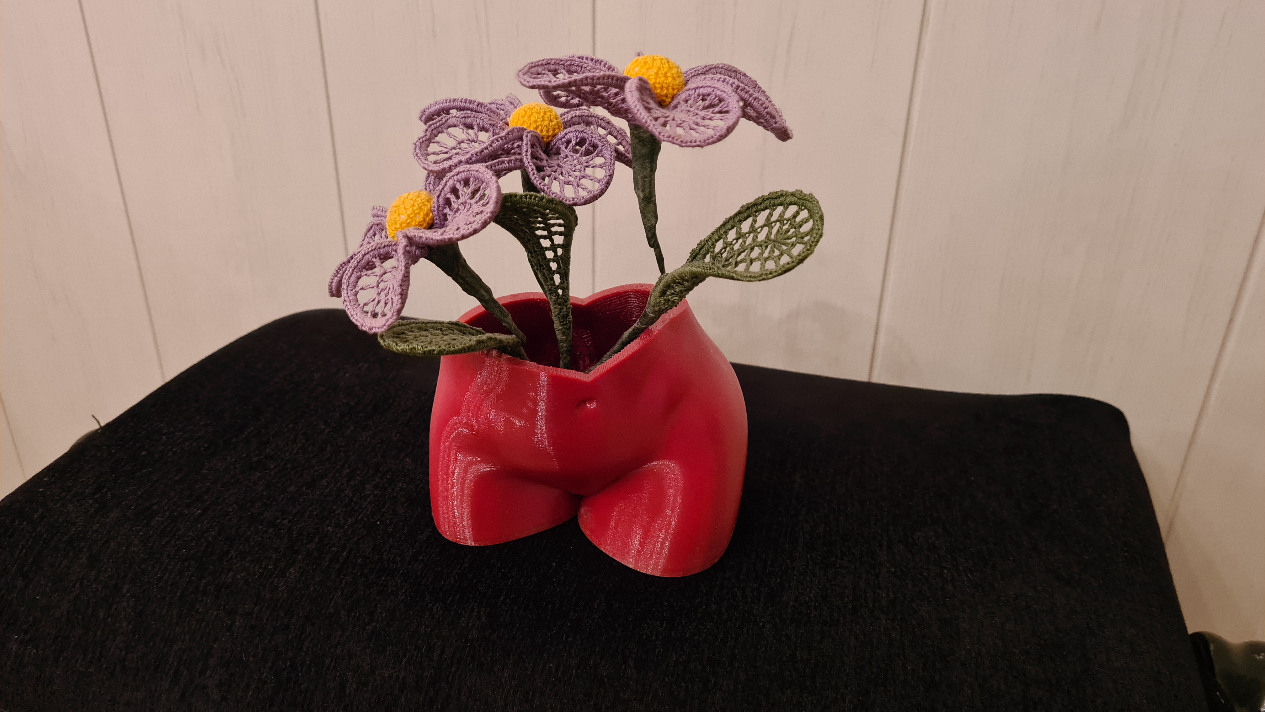 Valentines flower pot