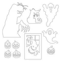 halloween decoration Laser Cut