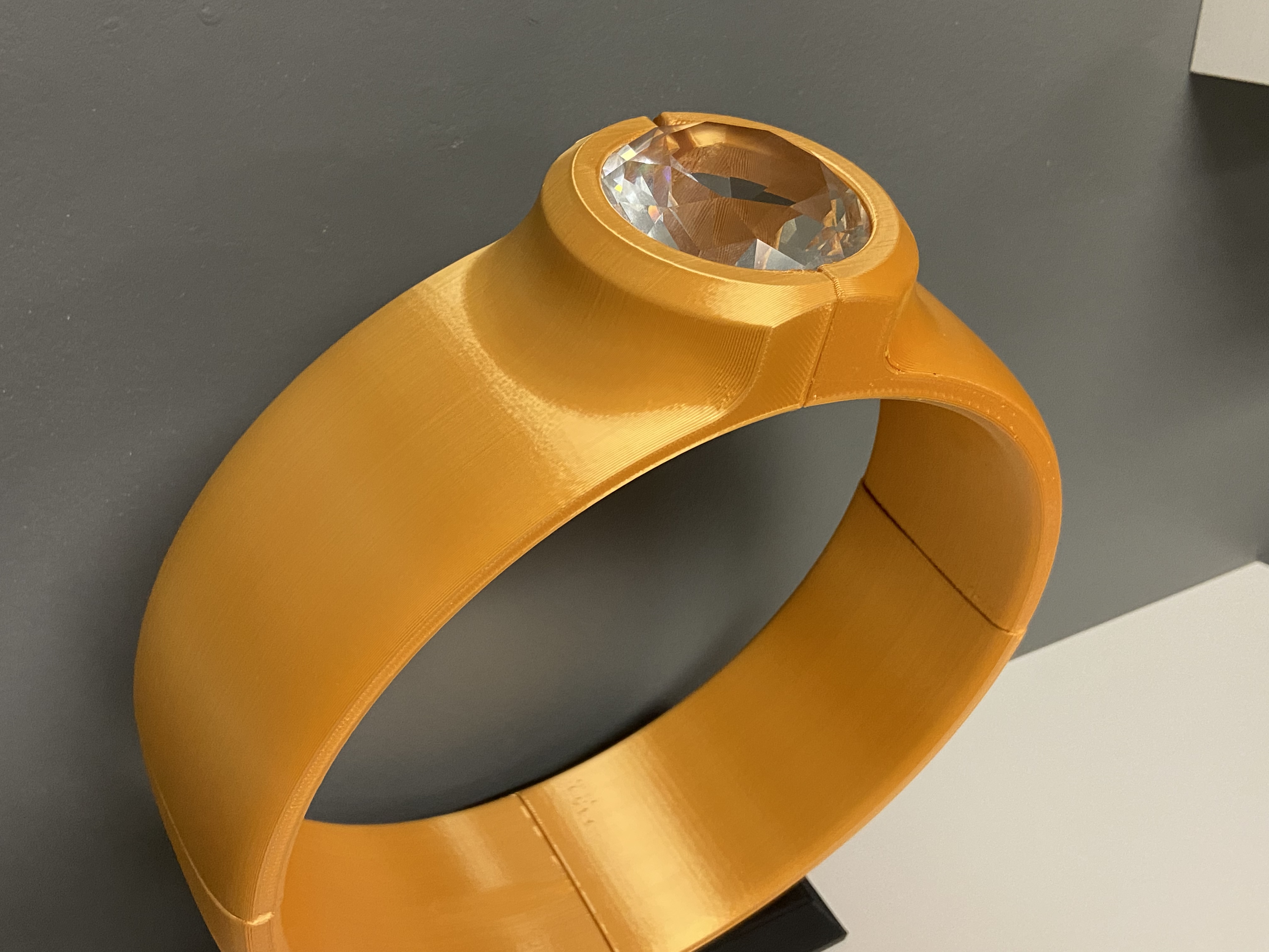 Giant Diamond Ring (with stand)