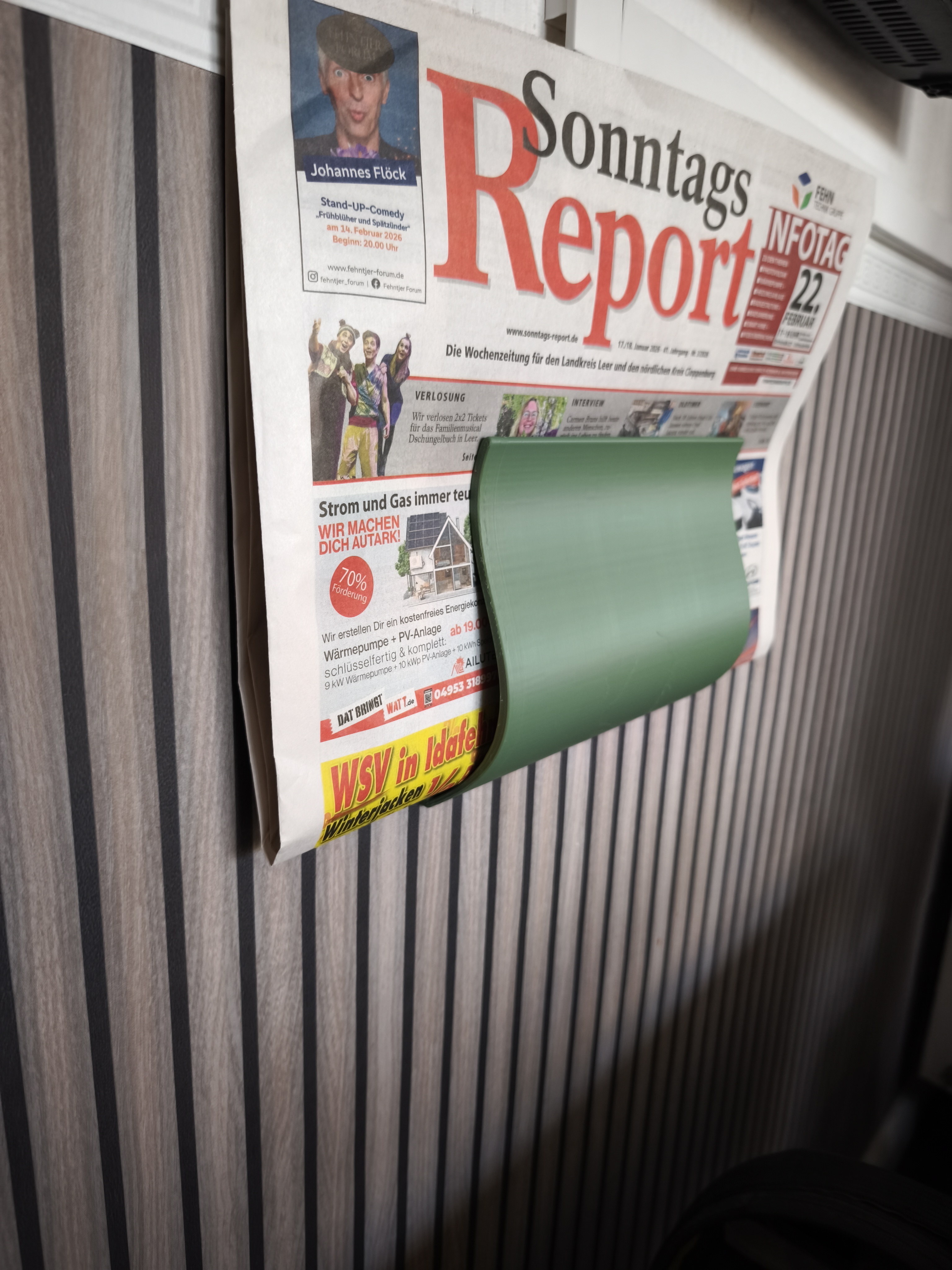 Zeitung-/Zeitschriftenhalter