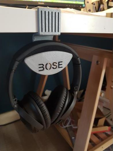 Bose Headphone holder for Ikea desk