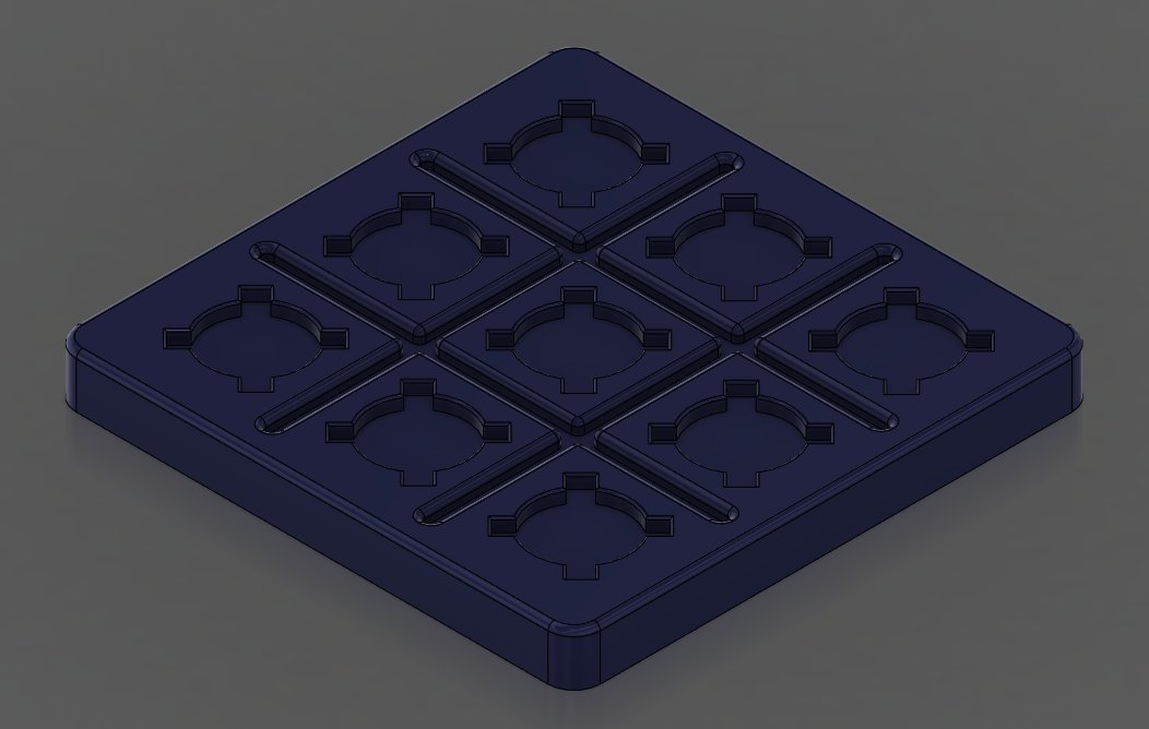 Miniatura 2 do modelo 3D Tic Tac Toe
