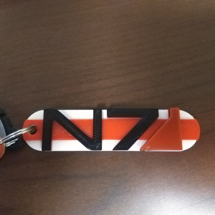 N7 Logo Keychain
