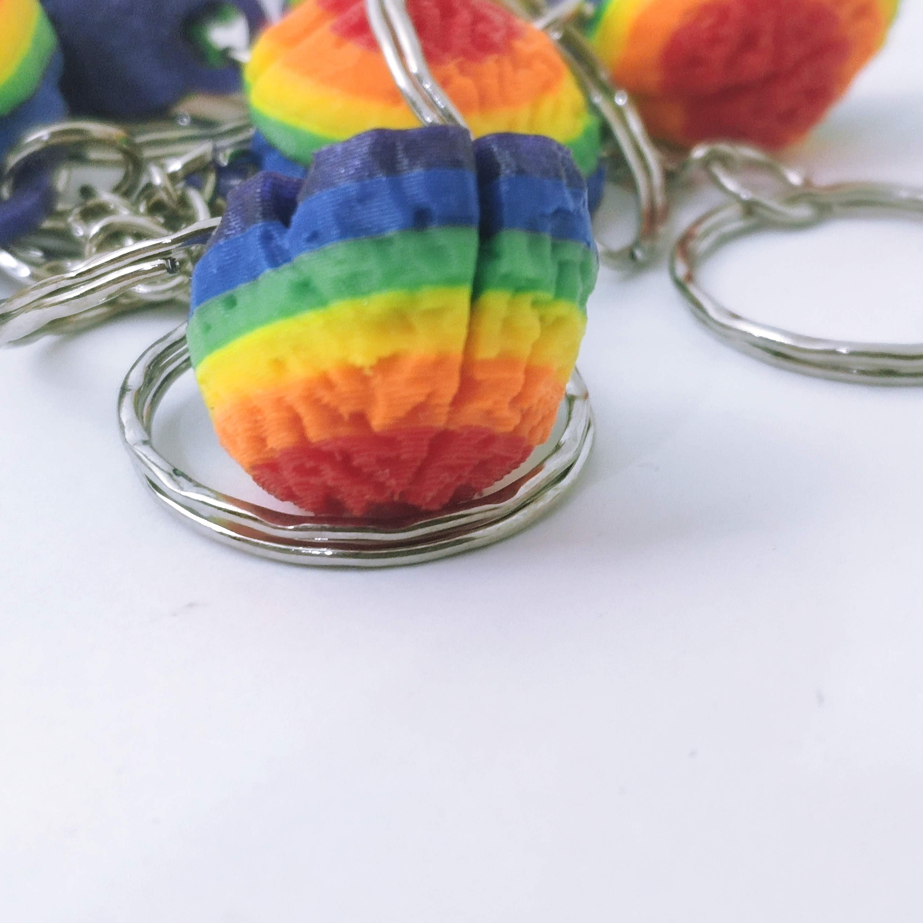 Pride Brain Keychain — thumbnail 3