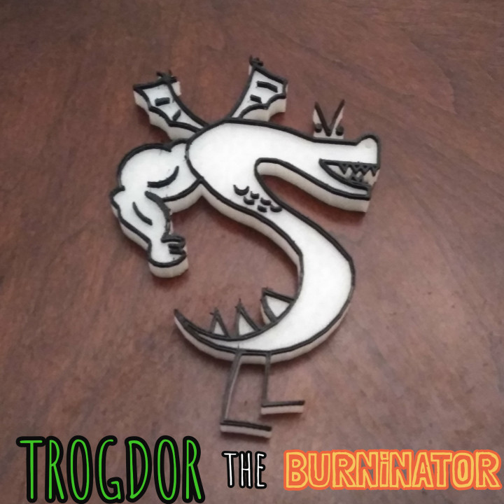 Trogdor the 3D-Printed Burninator