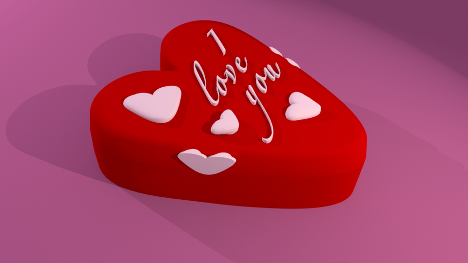 Trick heart box - Boite truquée en coeur