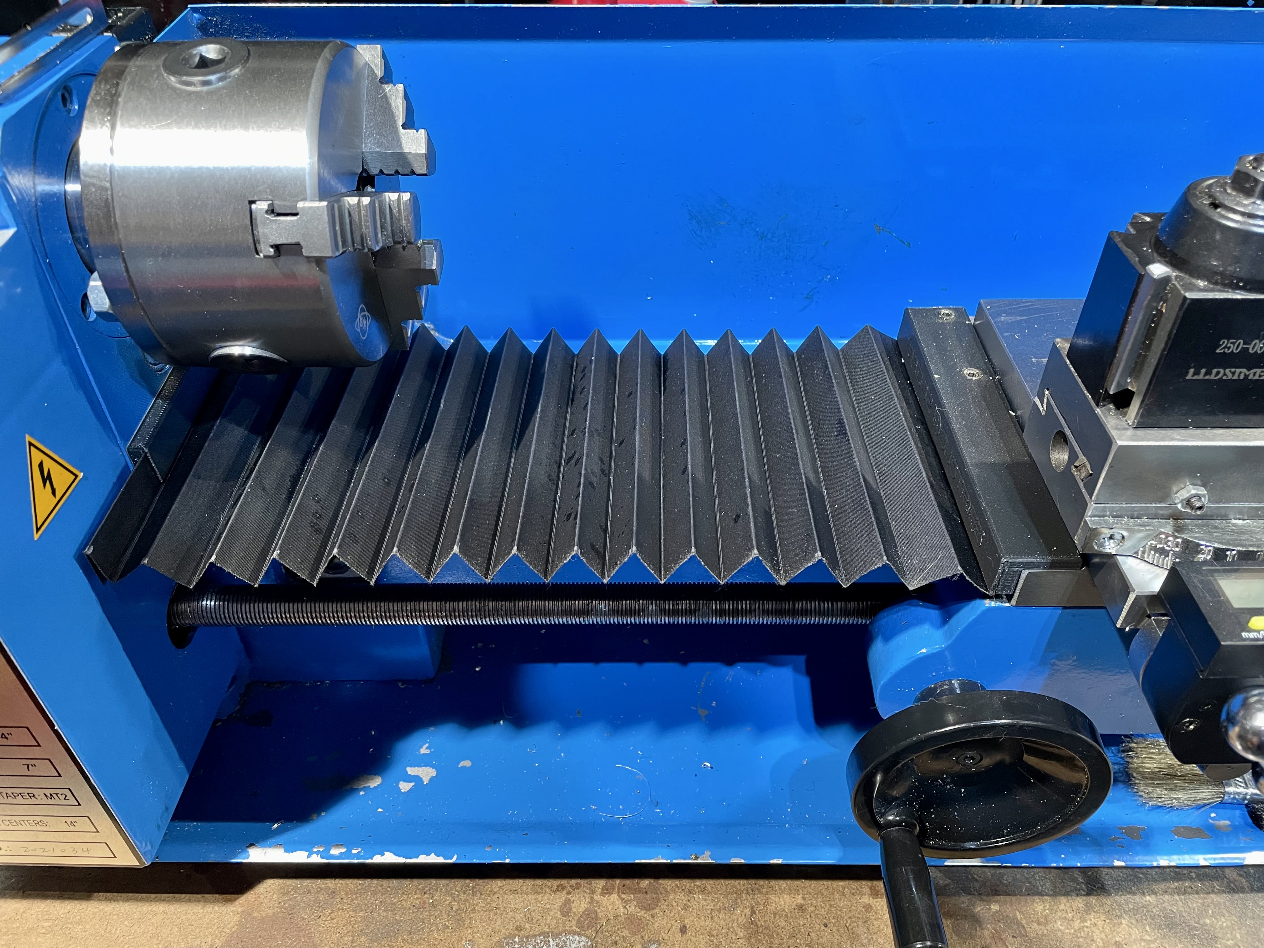 Metal Lathe Ways Cover Attachments by cmaddy Download free