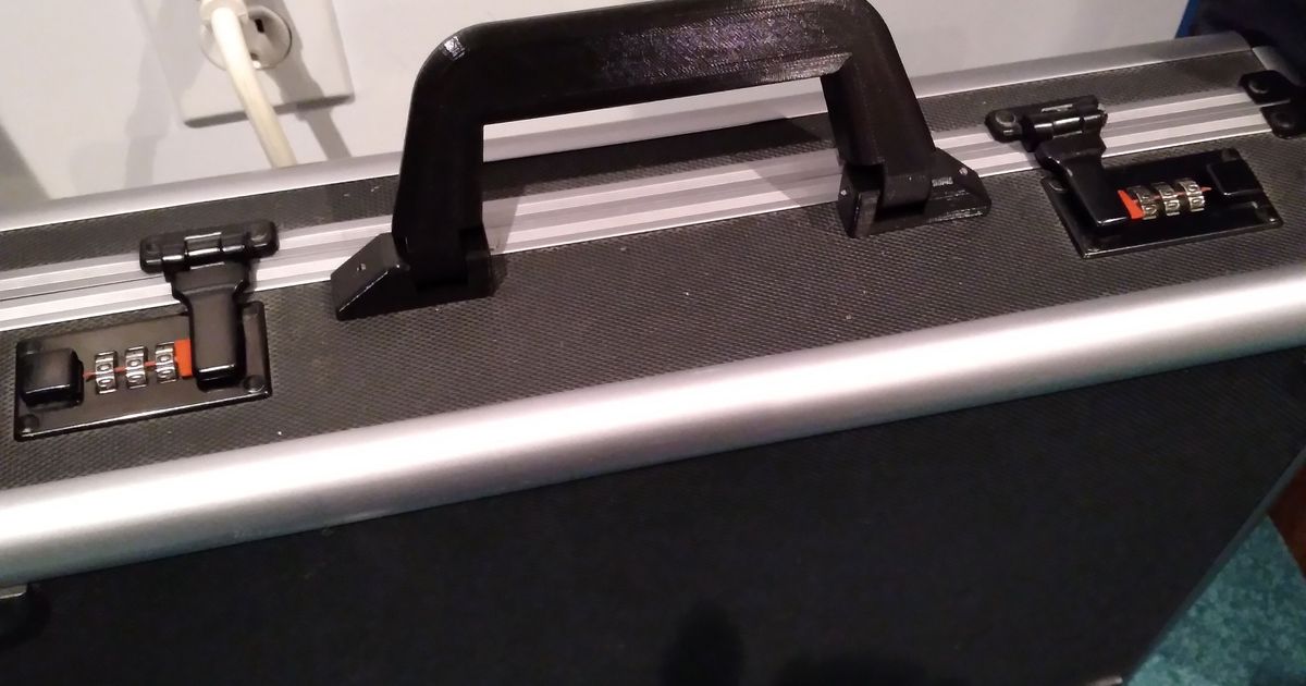 Briefcase handle replacement by Benoît Lussier Download free STL