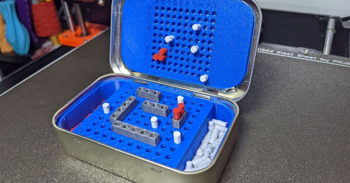 Altoids Pocket Battleship by EG3Dprinting Download free STL model