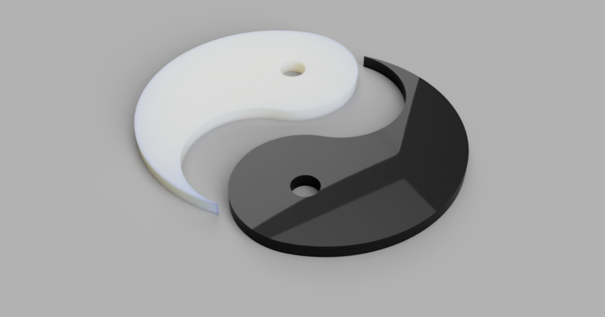 Yin Und Yang Zeichen Holz Schlüsselanhänger – Handgefertigt, Edel, Persönliches Accessoire