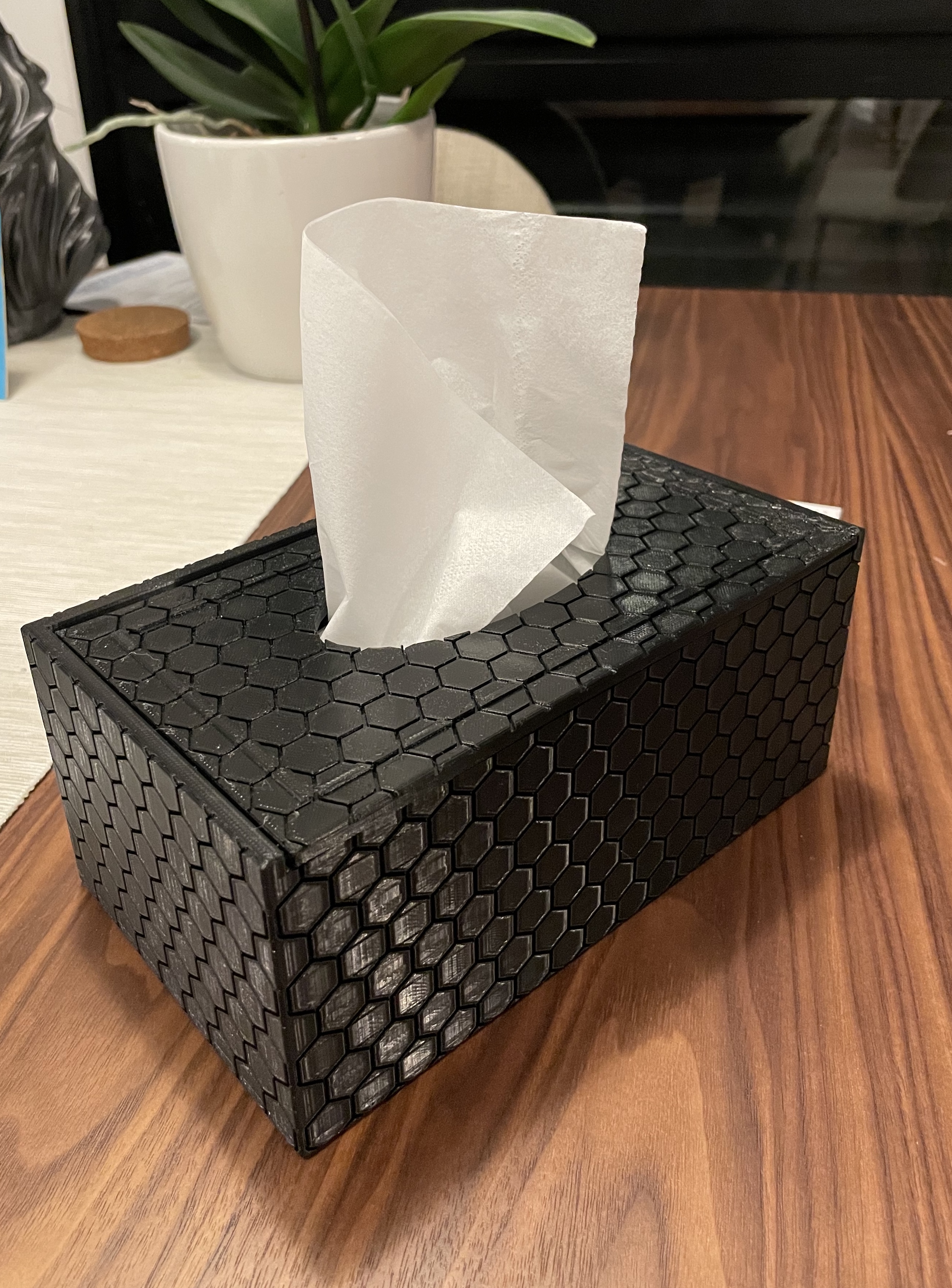 Geometric / Hexagonal Tissue Box / Dispenser