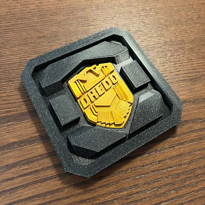 Judge Dredd Badge Coaster