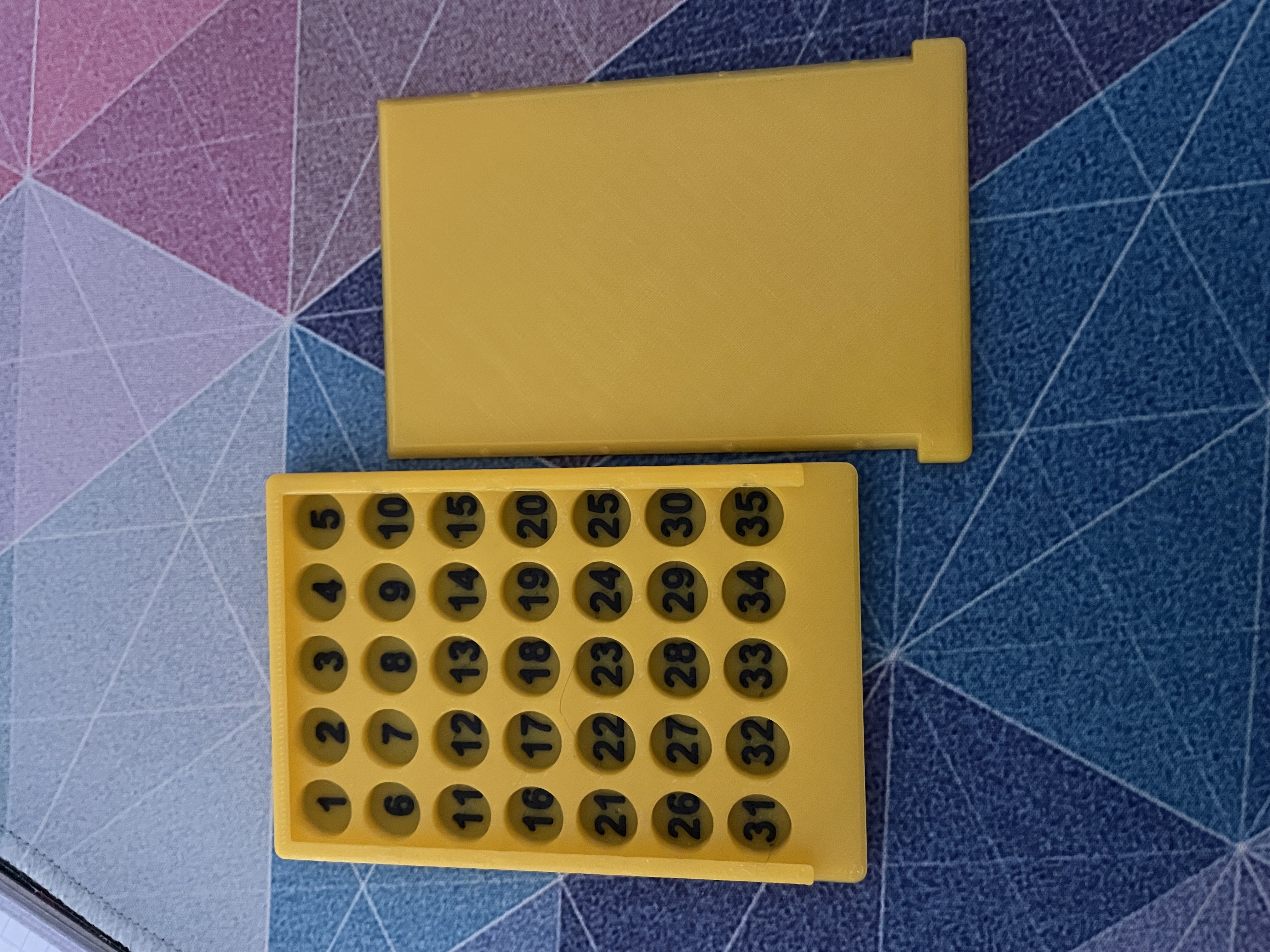 DSC Crucible Holder with numbered cavities MMU-version