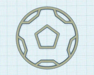 PUZZLE SOCCER BALL by giuliancol, Download free STL model