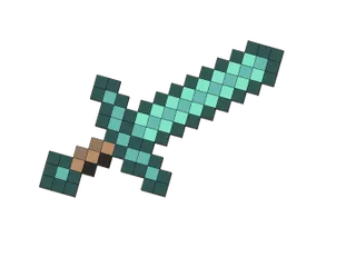 diamond sword minecraft drawing