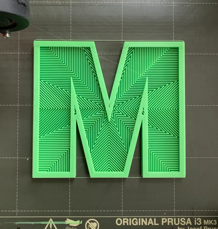 Monogram Letter M with STL File added 4/29 by Art G | Download free STL ...