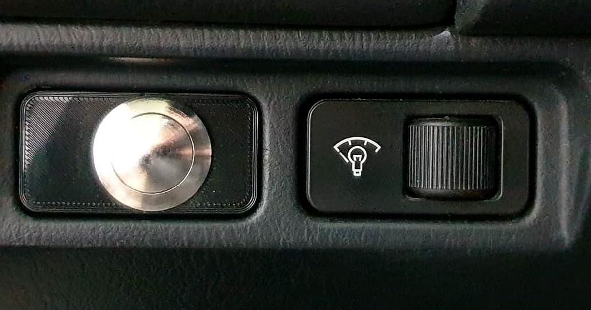 Miata MX5 fog light switch blank for NA and NB by G3ML1NGZ Download free STL model