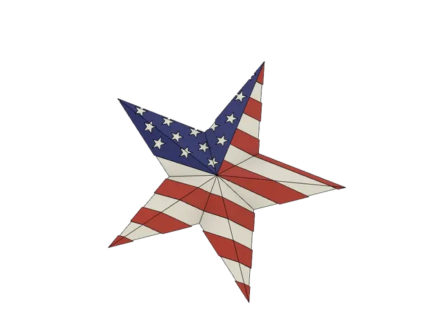 American Flag Star