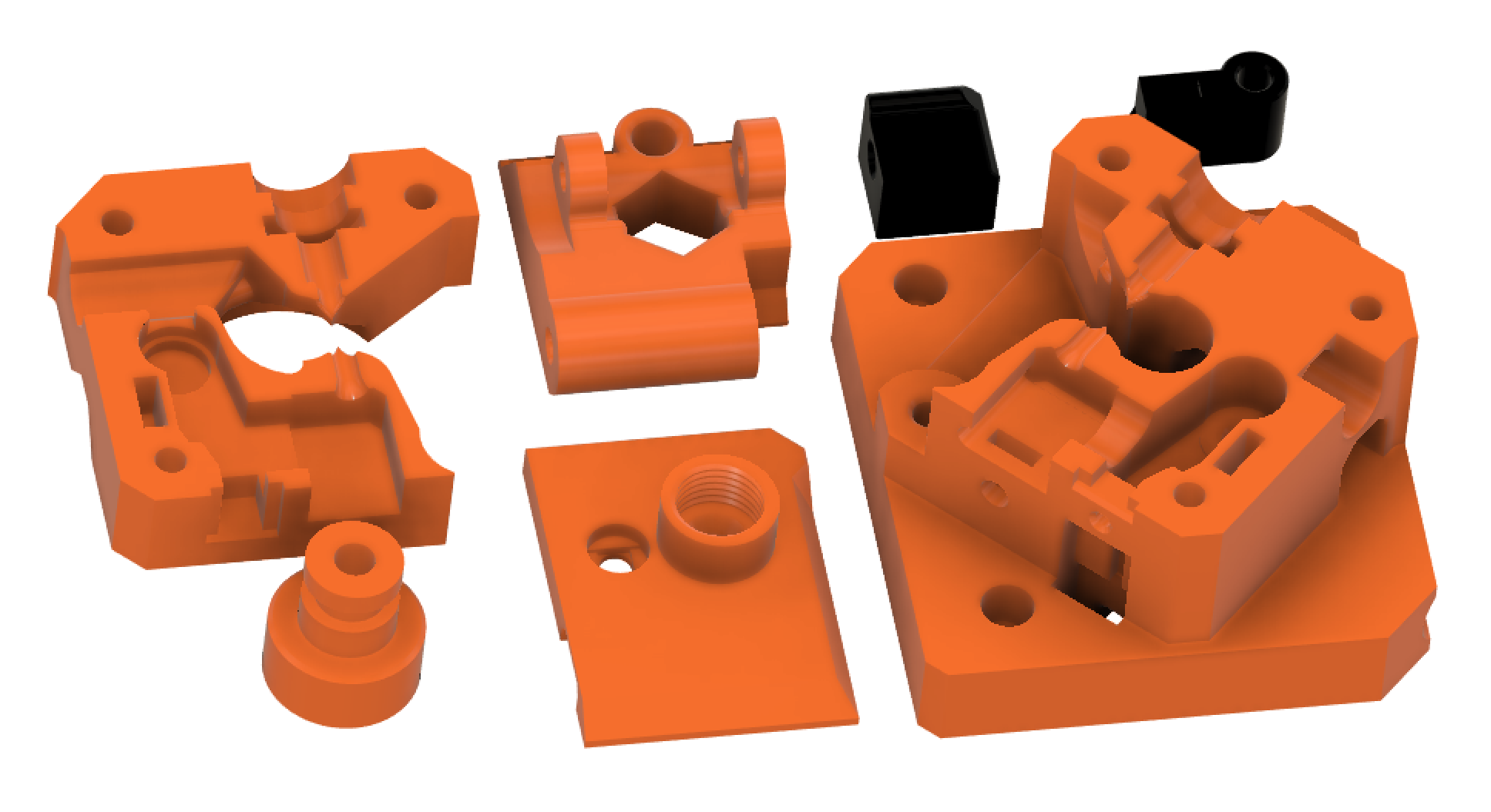 Prusa Mini Dual Drive Extruder Revision 6